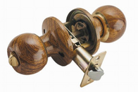 Gebürstetes Metalledelstahl-kugelförmiges Griff-Tür-Zylinderschloß für Haushalts-Türen