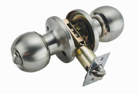 Gebürstetes Metalledelstahl-kugelförmiges Türknauf-Zylinderschloß für Haushalts-Türen