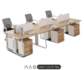 Innenministerium hölzerne PC Studien-Tabelle mit 2 Schicht-großem tiefem Datei-Schubladenschrank-Computertisch