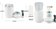 10 Zoll transparentes Plastik-Wasserfiltergehäuse für kommerzielle Wasserreiniger