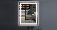 LED-Badezimmer-Smart-Spiegel-Beleuchtete Quadrat intelligente Nebellose Duschspiegel