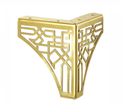 Ermäßigte Lieferung 0,25 kg pro Sofa Metall Blumenbeine Möbel Gold Metallbeine für Möbel