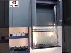 Großhandel Haushaltsgegenstände Vertikaler Aufzug Küchenschrank Obst und Gemüse Aufzugskorb Automatisch