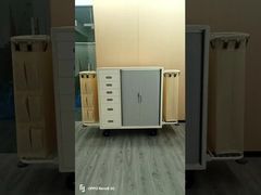 ABS-Kunststoff-Einbau-Tisch-Küchen-Mülleimer, lange Lebensdauer, grau, blau