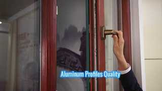 Maßgeschneiderte Türen und Fenster aus Aluminiumlegierung mit Brückenschnitt, Schalldämmung, Wärmedämmung, Schiebetüren