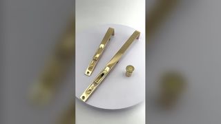 Vollkupfertür mit verdecktem Riegel, doppelt öffnende Holztür, verlängerter unsichtbarer Riegel, verdeckt