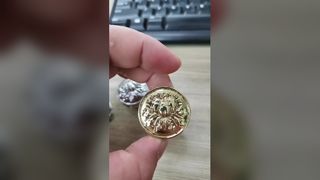 Leichter, luxuriöser, kugelförmiger Griff aus massivem Messing, Gold und Silber, minimalistischer Garderobengriff, amerikanisch