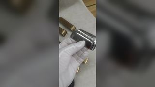 Goldschalengriff im nordischen Stil, massiver Messing-Garderobentürgriff, antiker Vollkupferschrank, Medizin