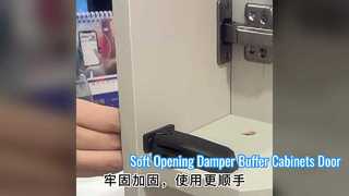 Soft-Opening-Dämpferpuffer für Schränke, Türscharniere, Push-to-Open-System für Badezimmer, Küche, Wohnzimmer