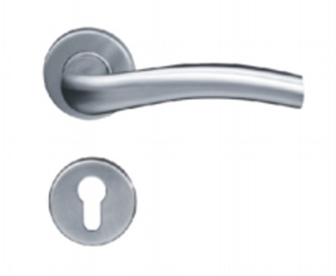 Zug-Platten-Hebel-Türgriff-Edelstahl-Ball-Funktions-Katalog-Glasstoß