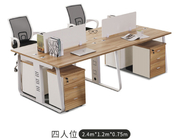Innenministerium hölzerne PC Studien-Tabelle mit 2 Schicht-großem tiefem Datei-Schubladenschrank-Computertisch