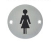 Frauen und Männer Toilette Bild Bad Tür Zeichen In Acryl kundenspezifisch