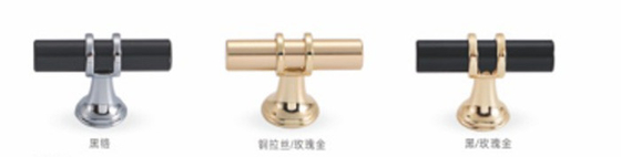 Modern Black Aluminium Furniture Handle Kitchen Cabinets Door Drawer Pull Handle Wardrobe Long Handle