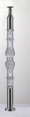 Acrylkristall Baluster Klar Transparenz Handgriffe Individuelle Größe Luxus Gold Dekorativ Acryl Stai