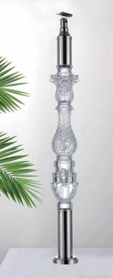 Acrylkristall Baluster Klar Transparenz Handgriffe Individuelle Größe Luxus Gold Dekorativ Acryl Stai