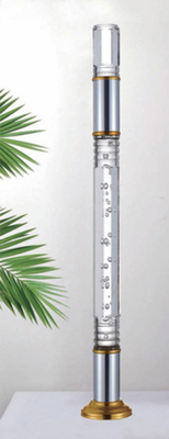 Hochwertige Innenräume Acryl Treppe Geländer Kunststoff Treppe Handschuh Kristallglas Treppe Säule Klares Acryl Baluster