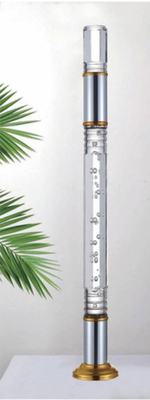 Hochwertige Innenräume Acryl Treppe Geländer Kunststoff Treppe Handschuh Kristallglas Treppe Säule Klares Acryl Baluster
