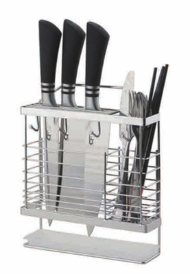 Standing Style Edelstahl Multifunktions-Küchenwerkzeug-Speicher-Messer-Halter-Rack