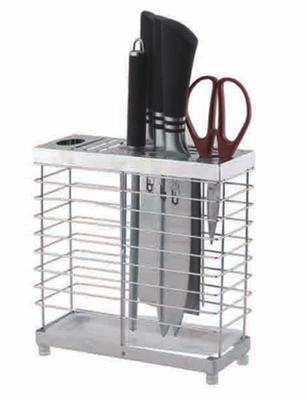 Standing Style Edelstahl Multifunktions-Küchenwerkzeug-Speicher-Messer-Halter-Rack