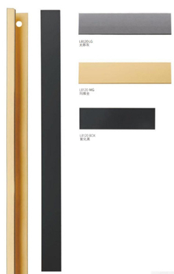 Aluminium Schrank Griff Matt Ccm Blm Z-schwarz Abg Ab Matt Rose Gold Gold