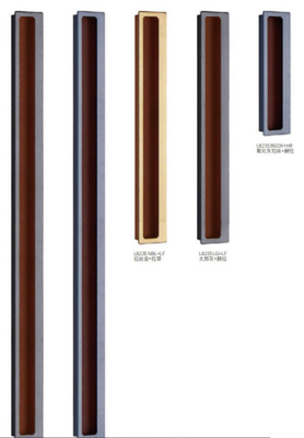 Massivaluminiumlegierung Einbauteile Möbel Schrank Schrank Griff für Heimdekoration L 150mm x W34.5mm x D 18.4m