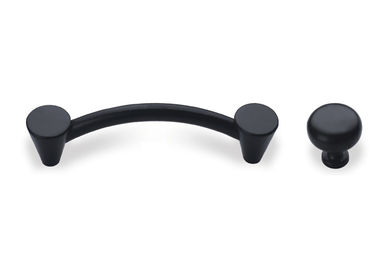 Schwarze weiße Hardware-Zug-Griffe, 96*128mm Aufbereiter-Hardware zieht strenge Qualitätskontrolle
