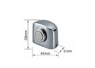 Magnetischer Silber-Farbhochleistungsboden des Türstopper-Halter-45x31x38mm - angebracht