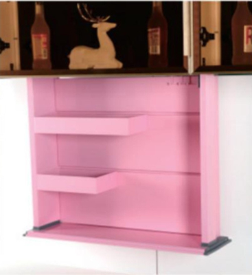 600 mm-1000 mm Speisekammer Lagerung Organisator Teller Geschirrregal Aufzug System Aufzug Korb Küche versteckt im Schrank Ziehen Sie herunter Karton