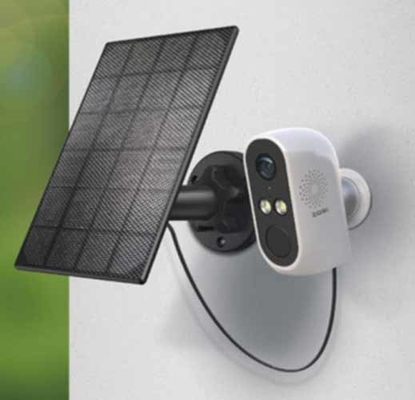 2 Objektive 8MP 4K Wireless Nordamerika 4G LTE Solarenergie Überwachung Sicherheit PTZ Kamera Außen 4G Sim Card Solar CCTV Kamera