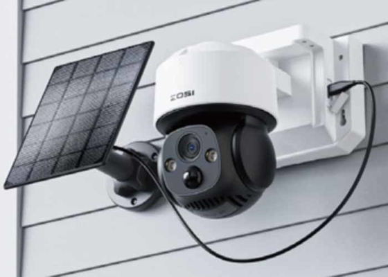 Fabrik Lieferung Solarbetriebsnetz 1080P Spotlight Nachtsicht Zwei-Wege-Audio Außensicherheit CCTV 4G WLAN-Kamera