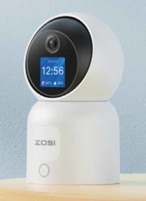 Hochwertiger 5 Zoll drahtloser Smart Video Baby Monitor mit Nachtsicht 2-Wege Audio Pan Tilt Zoom eingebauter Temperatursensor