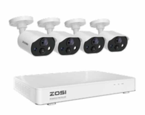 4ch 8ch WLAN-Kamera-System 3mp-Kits Wireless IP-Kamera Sicherheit