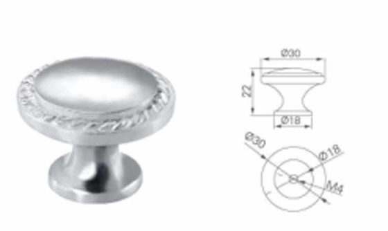 Edelstahl 304 Kugelknopf für Möbel Schrank Schublade Tür 25mm 30mm separate Rose Küche Schlafzimmer Kommode Hotel Wohnzimmer