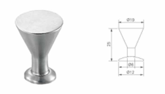 Edelstahl 304 Kugelknopf für Möbel Schrank Schublade Tür 25mm 30mm separate Rose Küche Schlafzimmer Kommode Hotel Wohnzimmer