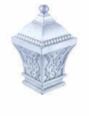 100x100 oder 4x4 Zoll Aluminium Zaun Post Kappe Ornamental Die Guss Post Kappe