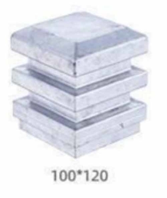 100x100 oder 4x4 Zoll Aluminium Zaun Post Kappe Ornamental Die Guss Post Kappe