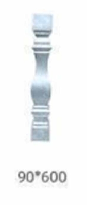100x100 oder 4x4 Inch Guss Aluminium Zaun Post Kappe mit dekorativen Metallrahmen und 3D-Modellierung Service