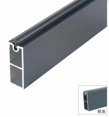 14.5mm Kleidung hängend ovaler Stab Aluminiumlegierung Garderobe Stab Spinnen Schrank Stab