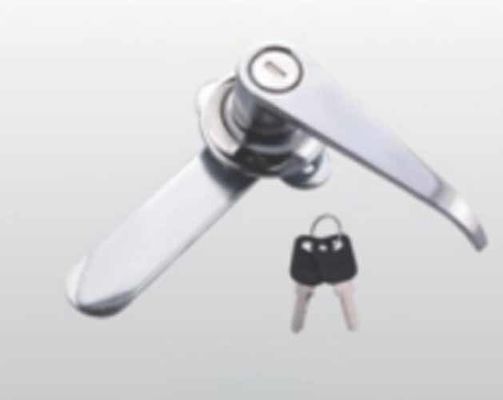 Sophisticated Aesthetic Zinc Alloy Handle Lock Durable Industrial Style Furniture Lock For Cabinets