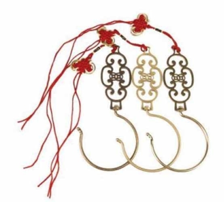 Old-Fashioned Wooden Window Fixing Hook with Brass Window Hasp Buckle Windproof Support Rod for Chinese Door Window Accessories