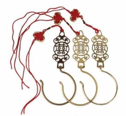 Old-Fashioned Wooden Window Fixing Hook with Brass Window Hasp Buckle Windproof Support Rod for Chinese Door Window Accessories