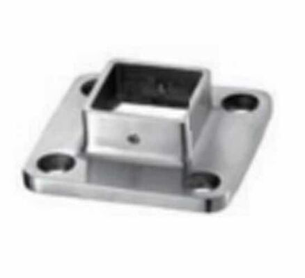 Hot Selling Modern Style 12mm Satin Finish Handrail Railing Fittings Round Plastic Connector Hardware for Outdoor Balcony Deck