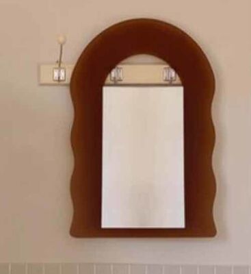 New Arrival Living Room Bedroom Decorations Full Body Aesthetic Irregular Mirror Rabbit Plush Full Body Mirror