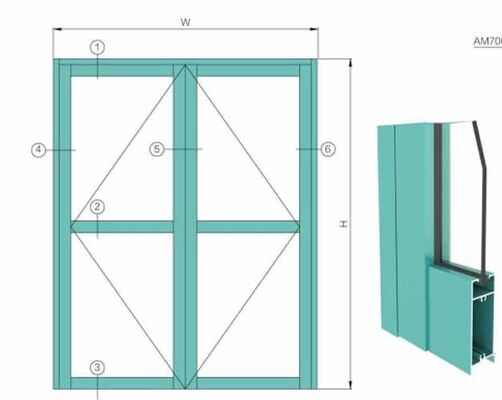 Aluminum Window Profiles Factory Direct Supply Aluminium Casement Window Profiles