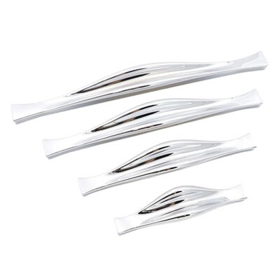 New Type Aluminium Pull Door Handles for Steel Kitchen Drawers Furniture Hardware Wardrobe Dresser Bedroom Living Room