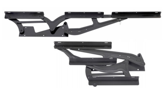 20 Precision Seamless Steel Tubes Cabinet Gas Lift Struts Black Furniture Hinge Durable Smooth Operation Ideal For Cabinets