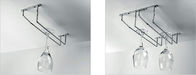 Becher-Speicher-Gestell-zeitgenössische Küchen-Zusätze, die Glasbecherhalter im Eisen hängen