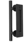 Hochleistungsebenes gleitendes Doppeltes des scheunen-Tür-Hardware-Griff-40mm versah mit Seiten