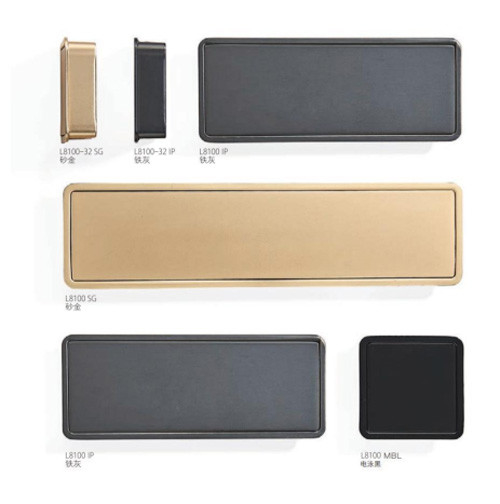 Großhandel Zinklegierung Moderne Luxus Küchenschrankgriffe Matt Gold Schwarzer Schrank Tür Schublade Möbel Ziehgriffe