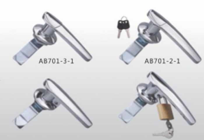 Sophisticated Aesthetic Zinc Alloy Handle Lock Durable Industrial Style Furniture Lock For Cabinets